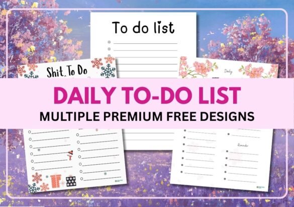 daily to-do list