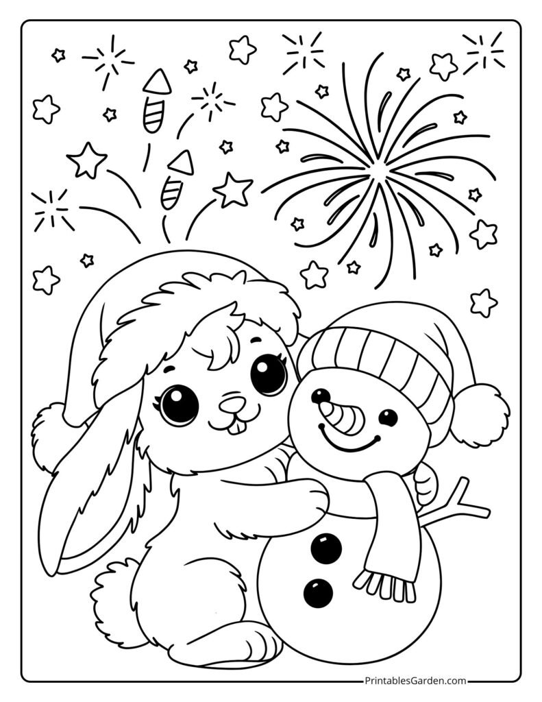 Christmas snowman coloring pages | Printables Garden