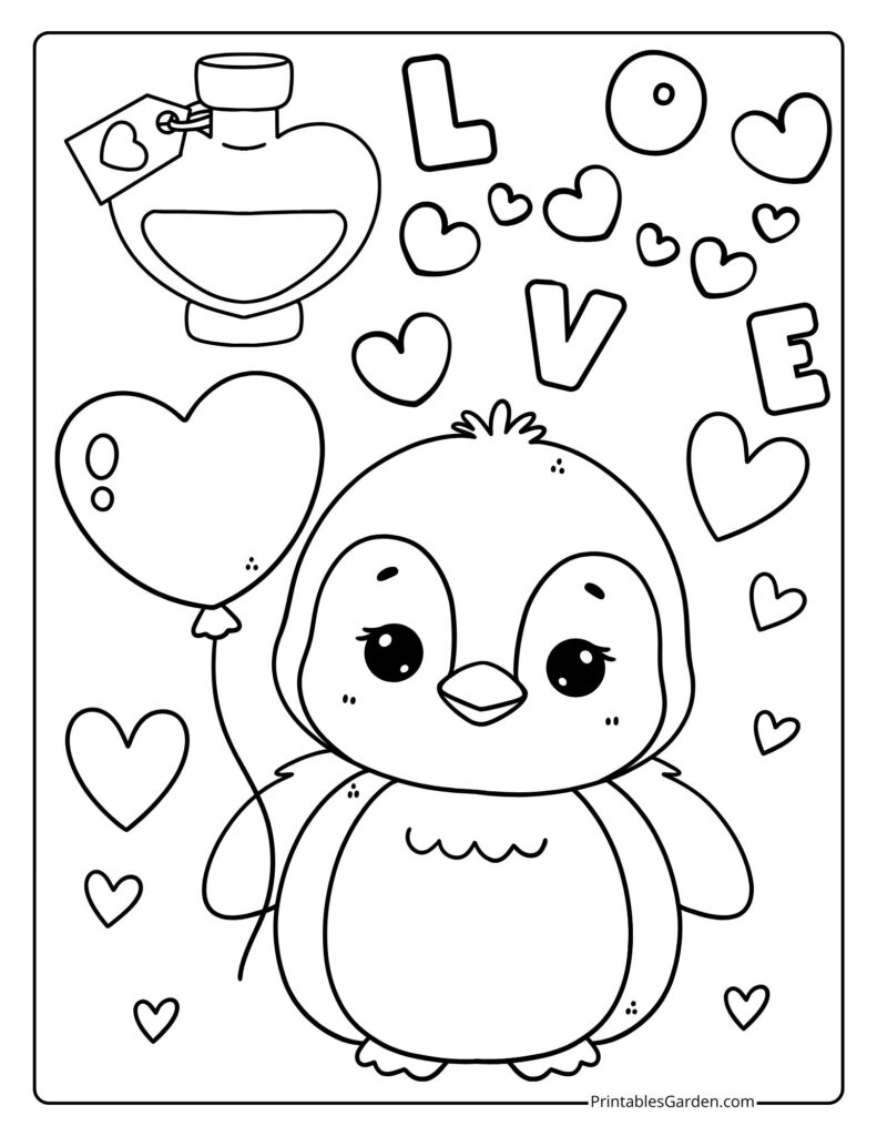 Love coloring pages free printable | Printables Garden