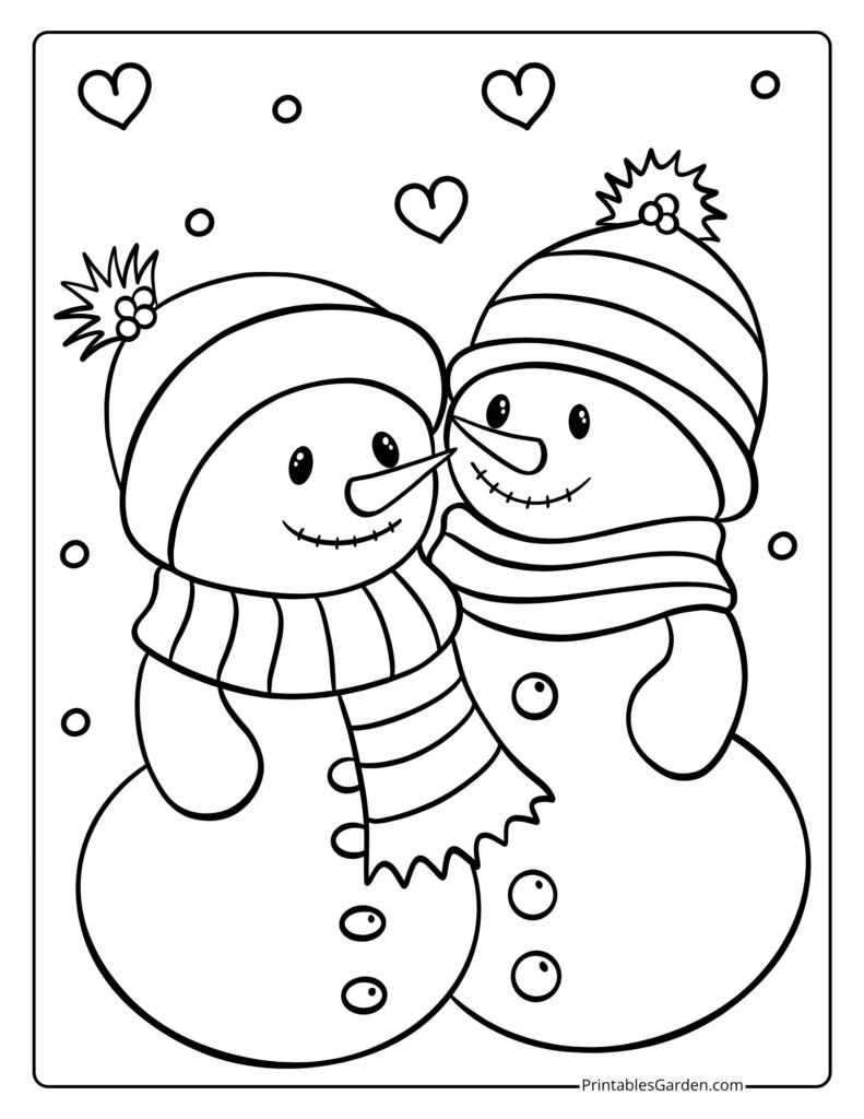 Snowman coloring pages | Printables Garden