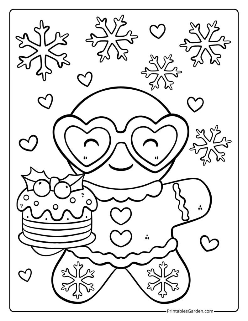 Gingerbread coloring pages | Printables Garden