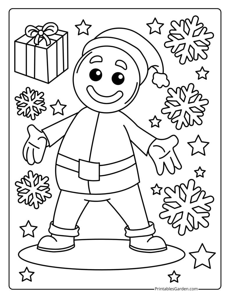 Gingerbread Man coloring pages | Printables Garden