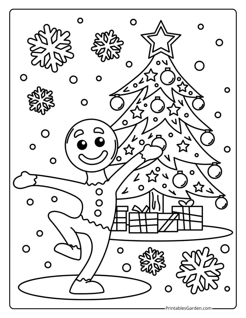 Gingerbread Man coloring pages | Printables Garden