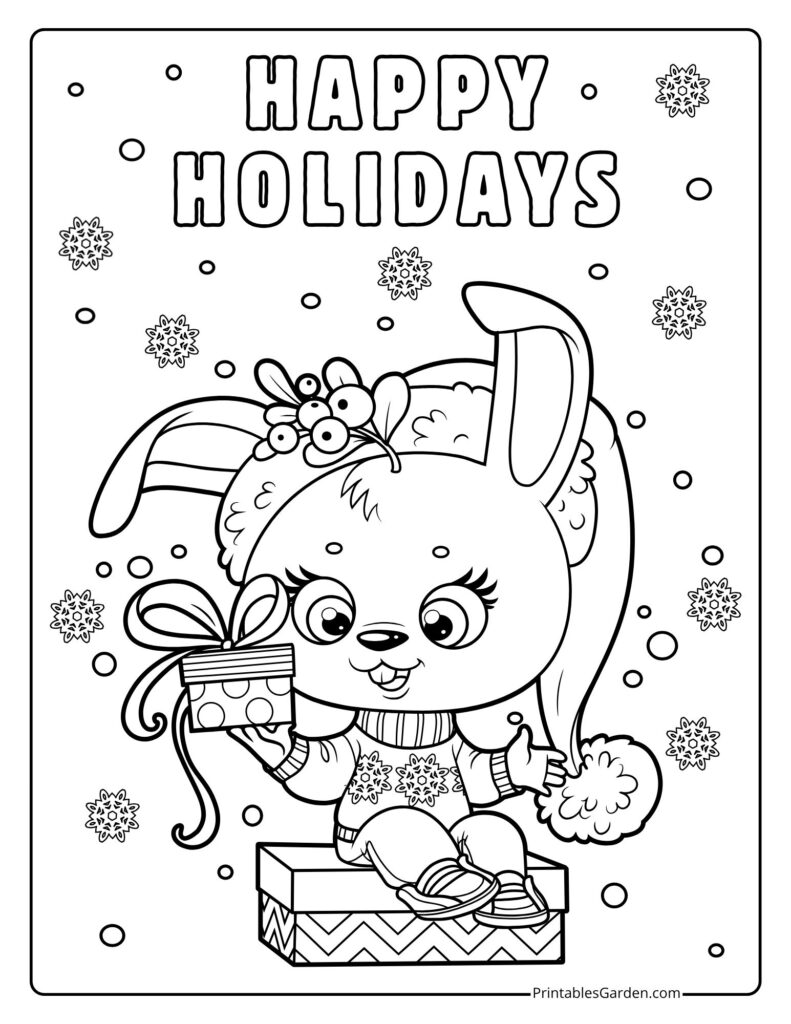 Christmas presents coloring pages | Printables Garden