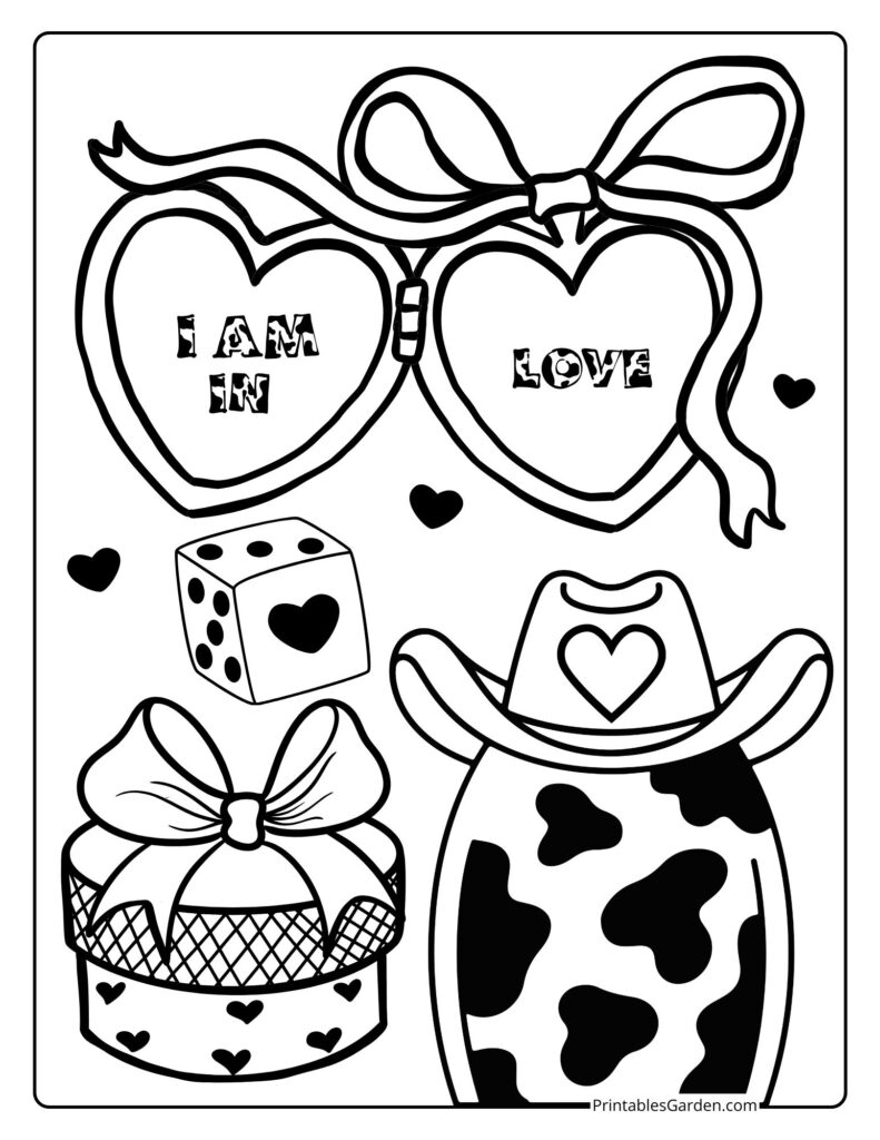 I love you coloring page printable | Printables Garden