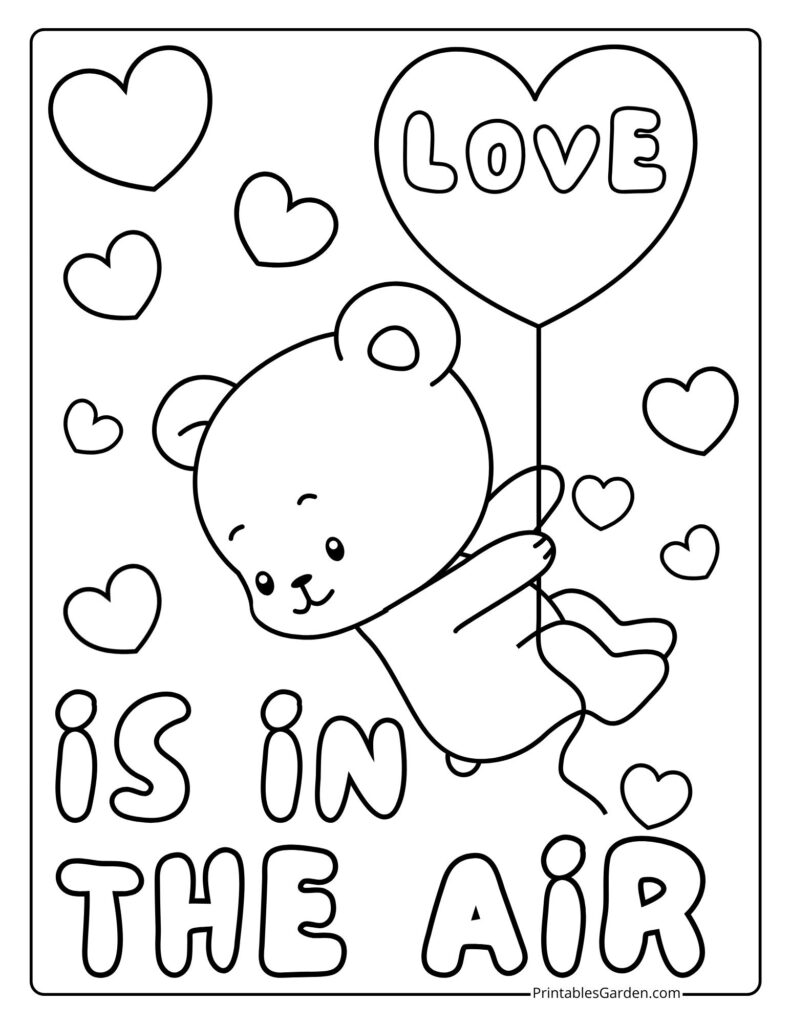 Love coloring pages free printable | Printables Garden