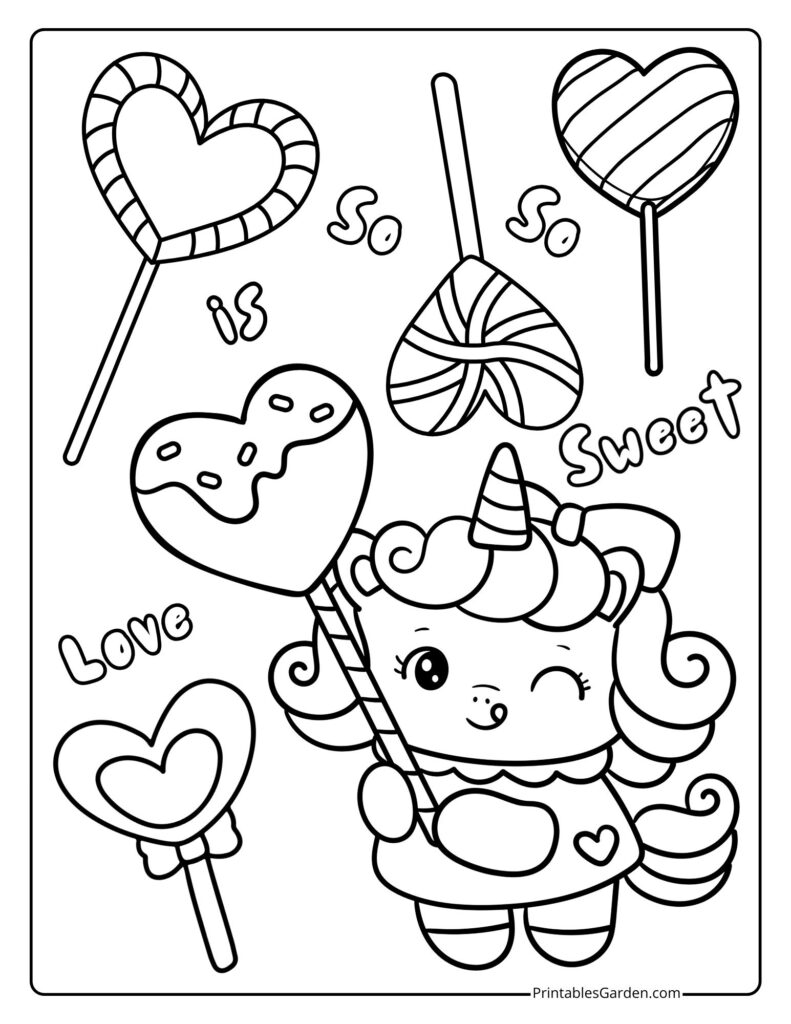 I love you coloring pages | Printables Garden