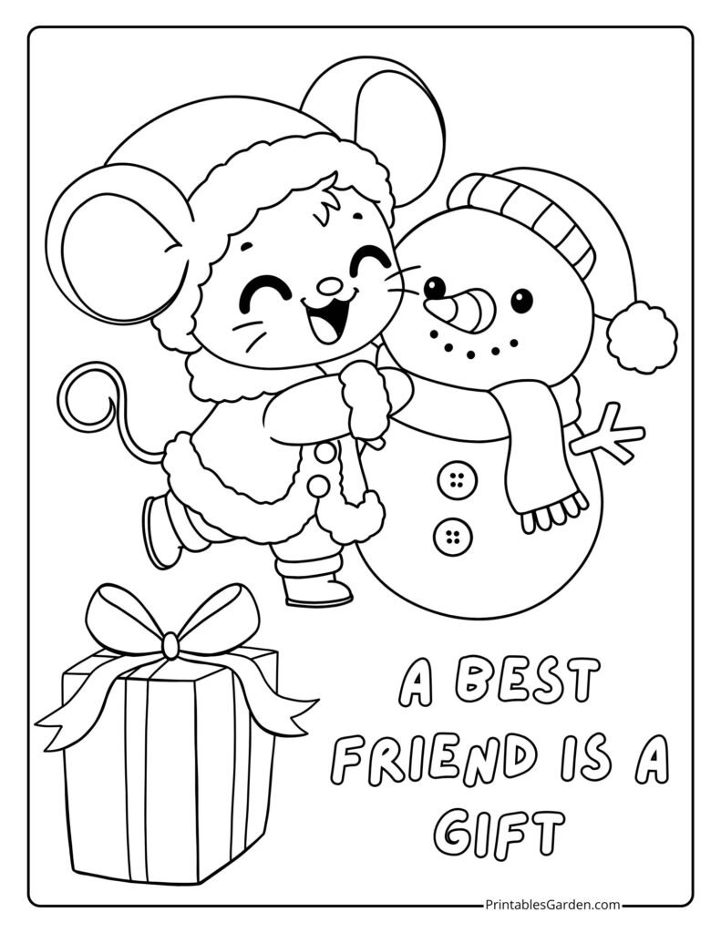 Cute snowman coloring pages | Printables Garden