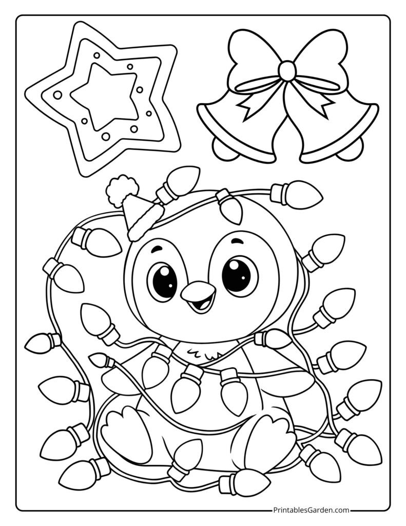 Cute penguin coloring sheets | Printables Garden