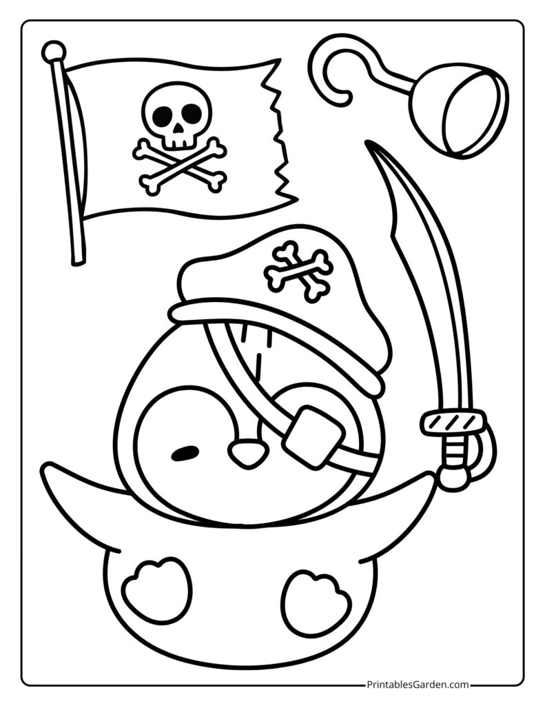 Cute penguin coloring pages | Printables Garden