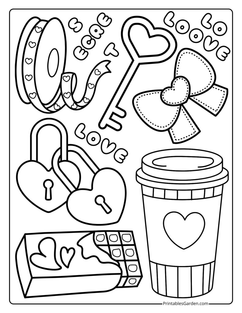 Love coloring pages | Printables Garden