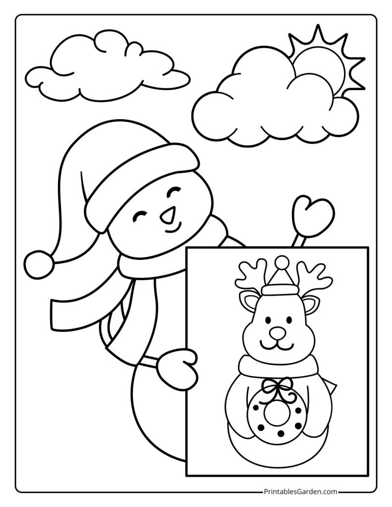 Reindeer coloring pages | Printables Garden