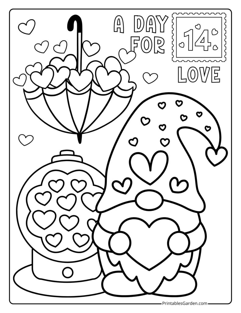 Free Valentines Day coloring pages | Printables Garden