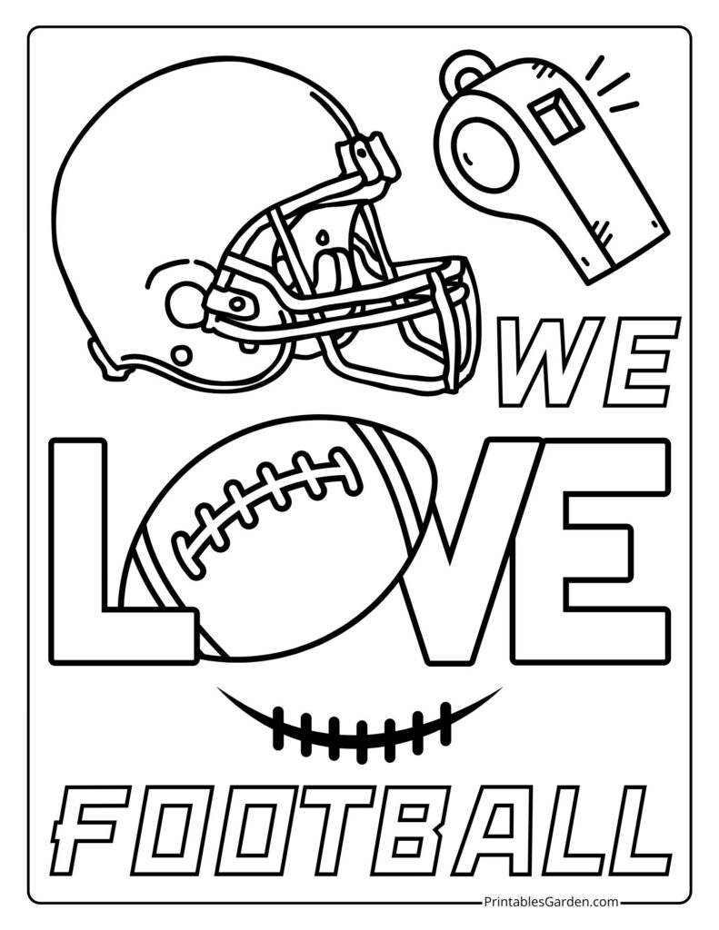 I love you coloring sheets for kids | Printables Garden