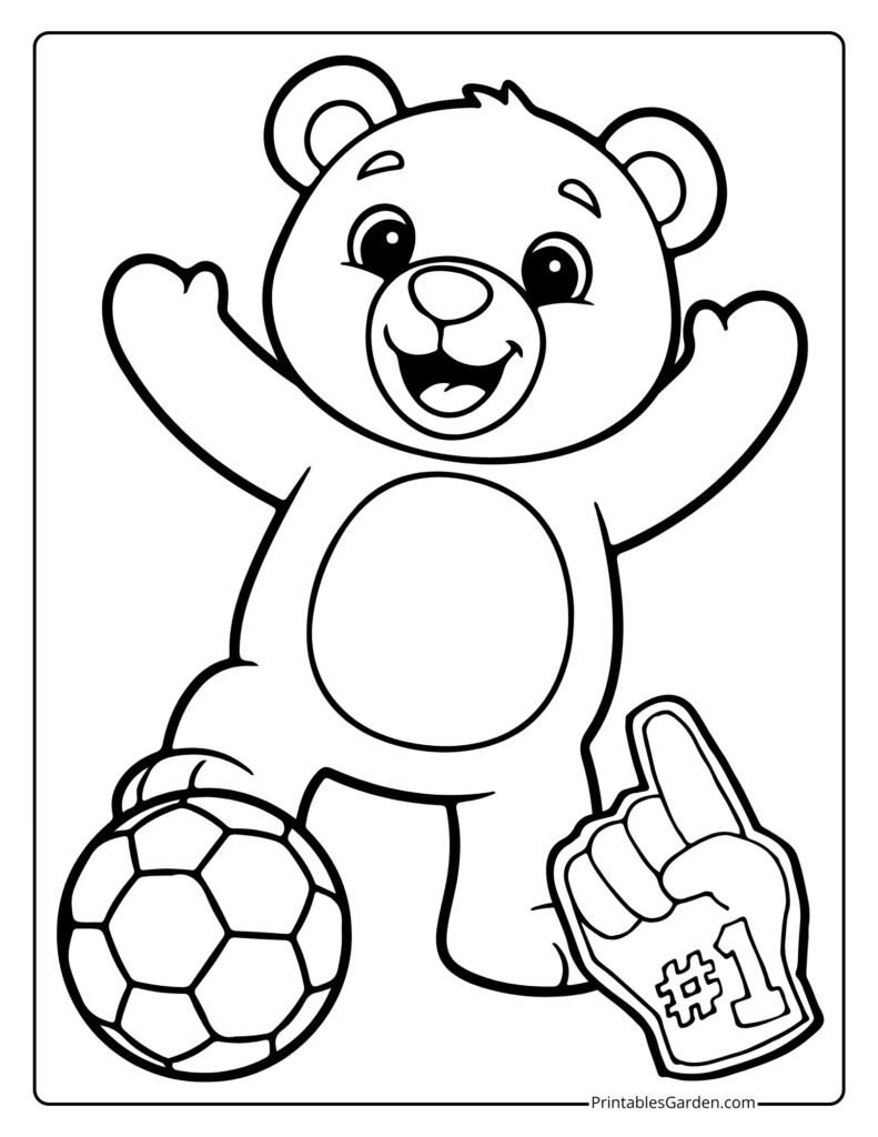 Bear coloring pages | Printables Garden