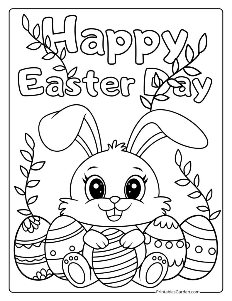 Children’s easter coloring pages | Printables Garden