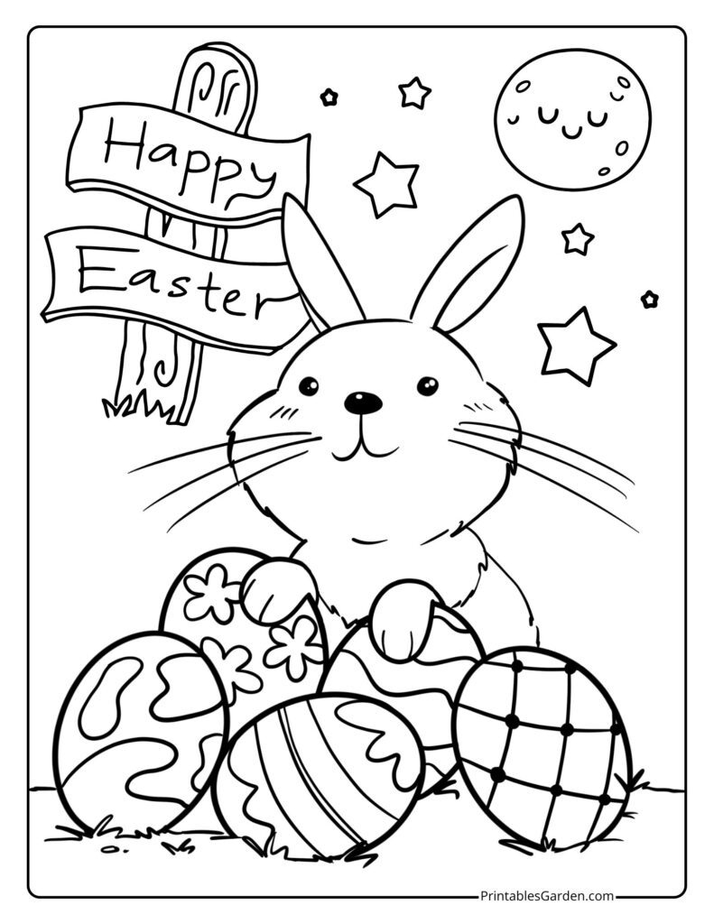 Children’s easter coloring pages | Printables Garden