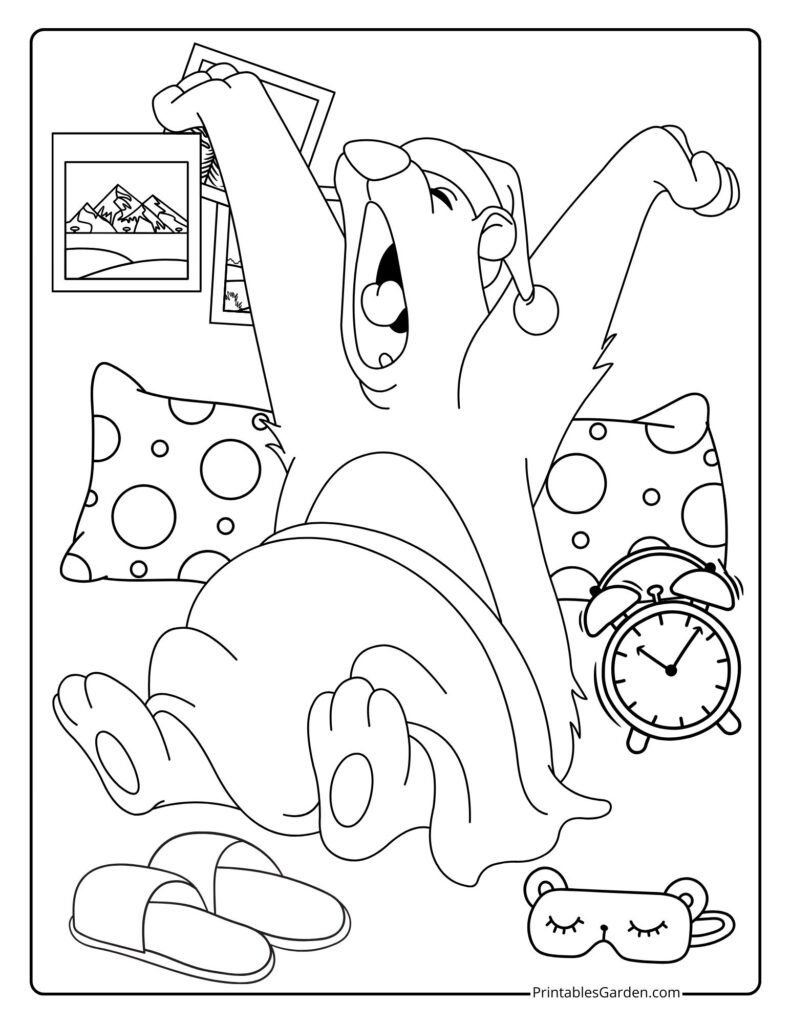 Cute bear coloring pages | Printables Garden