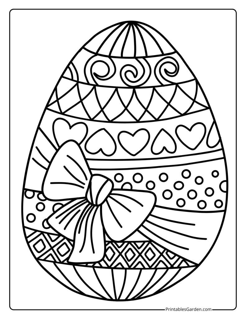 Easter coloring pages eggs | Printables Garden