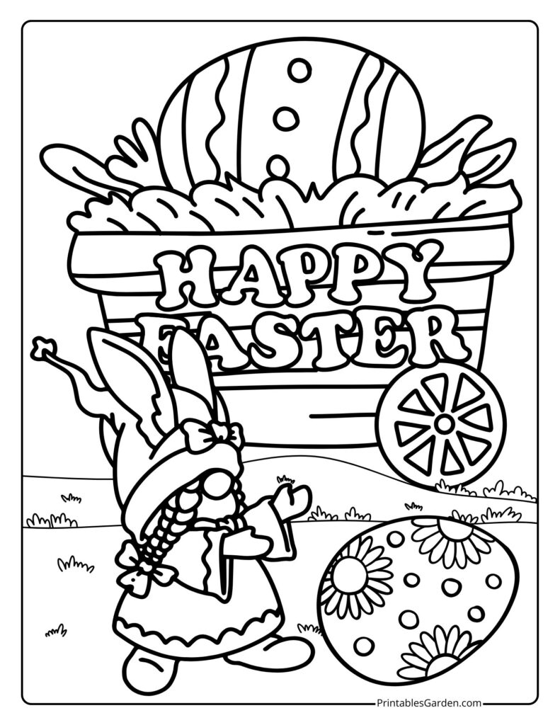 Easter day coloring pages | Printables Garden