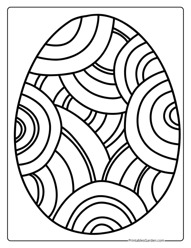 Easter egg coloring pages | Printables Garden