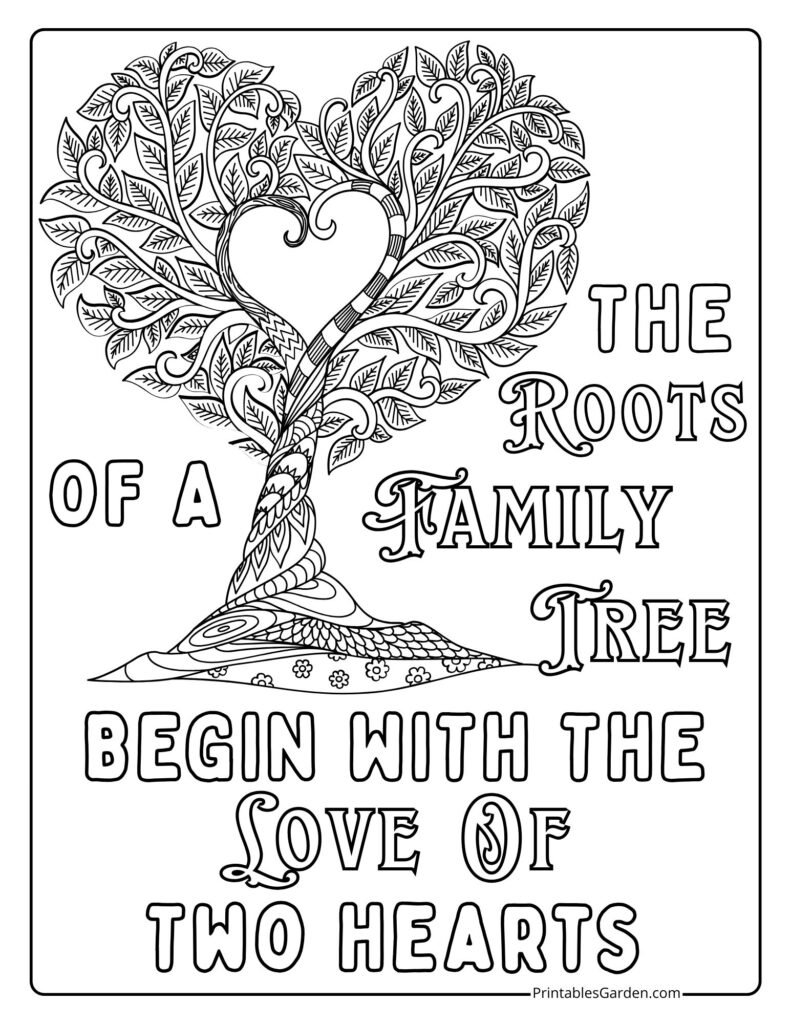 Love quote coloring sheets | Printables Garden