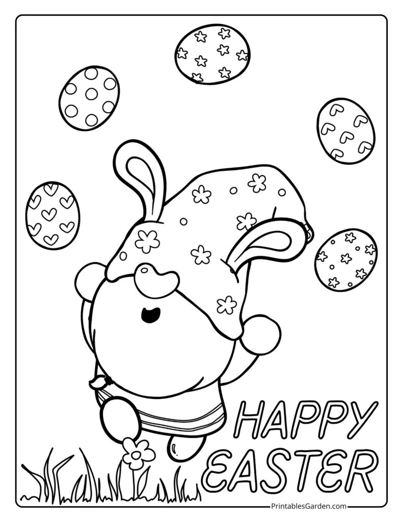 Cute easter coloring pages | Printables Garden