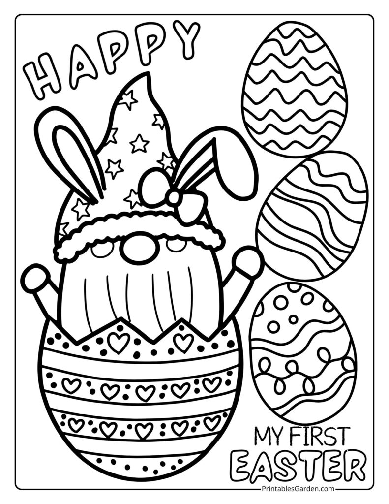 Easter coloring pages for toddlers | Printables Garden