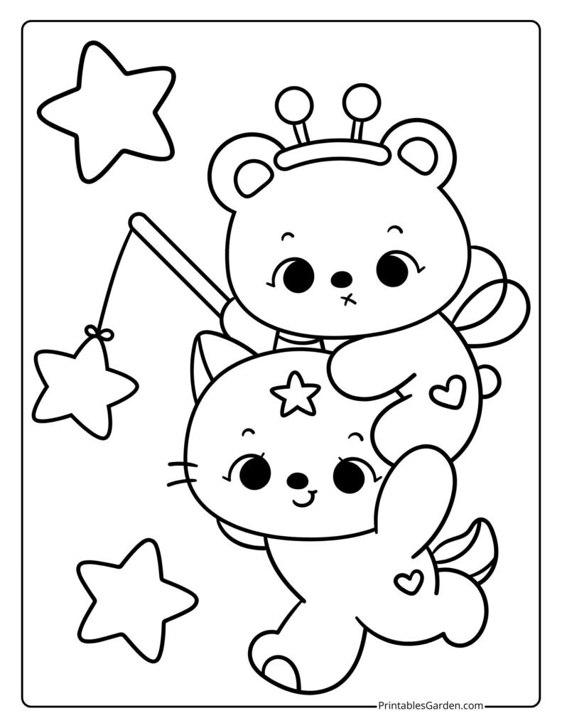 Cute teddy bear coloring pages | Printables Garden