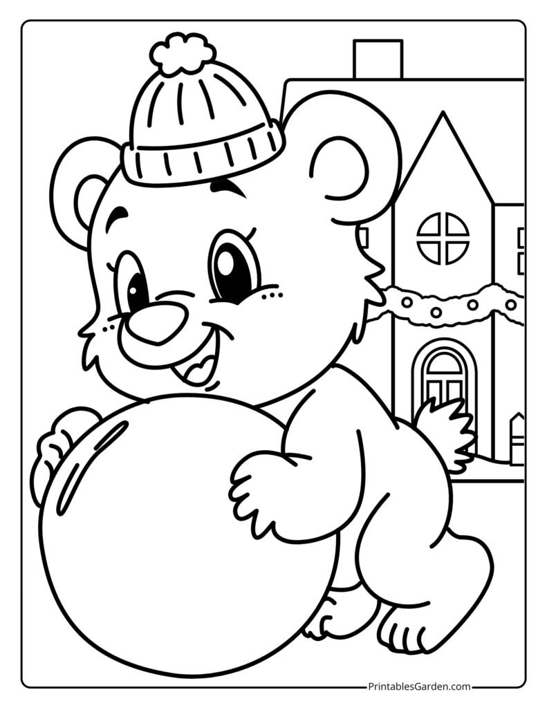Polar bear coloring pages | Printables Garden
