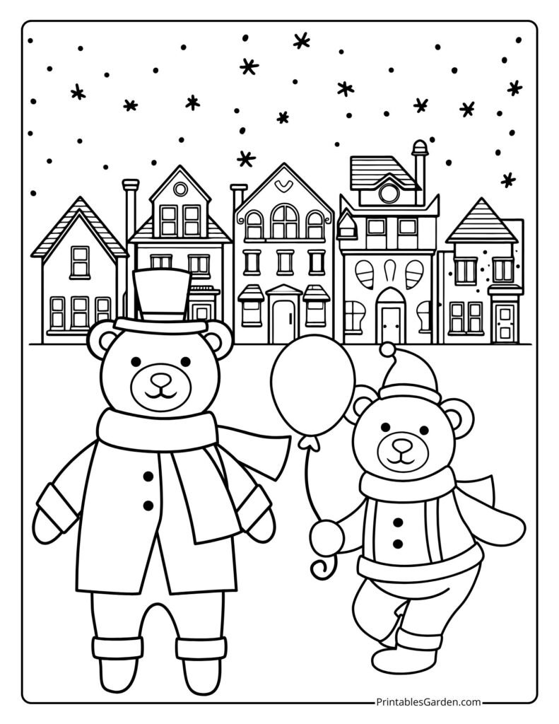 Polar bear coloring sheets | Printables Garden