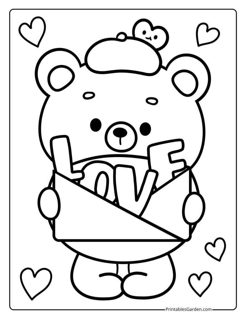 Teddy bear coloring pages | Printables Garden