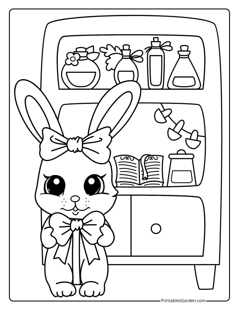 bunny coloring pages | Printables Garden